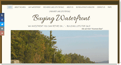 Desktop Screenshot of buyingwaterfront.com